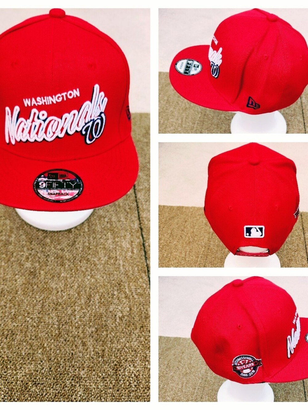 WASHINGTON NATIONALS MLB BASEBALL SNAPBACK HAT.